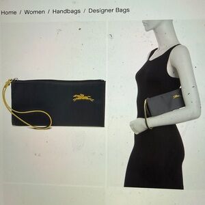 Longchamp Le Pliage Club Flat Wristlet